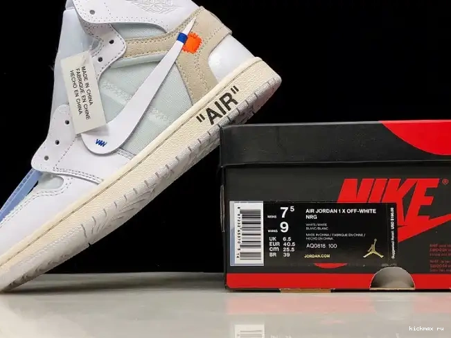 Cheap Kickmax Retro High Air Jordan AQ0818-100 Off-White White 1 0515